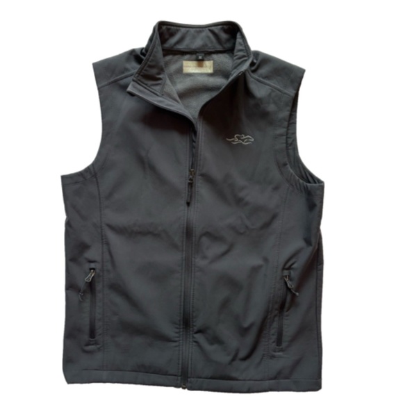 Ladies Mens Embrace The Race Grey Soft Shell Vest Versatile Pockets Medium - Picture 1 of 8